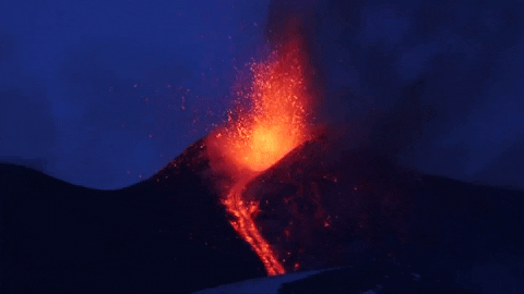 Resultado de imagen para gif volcan