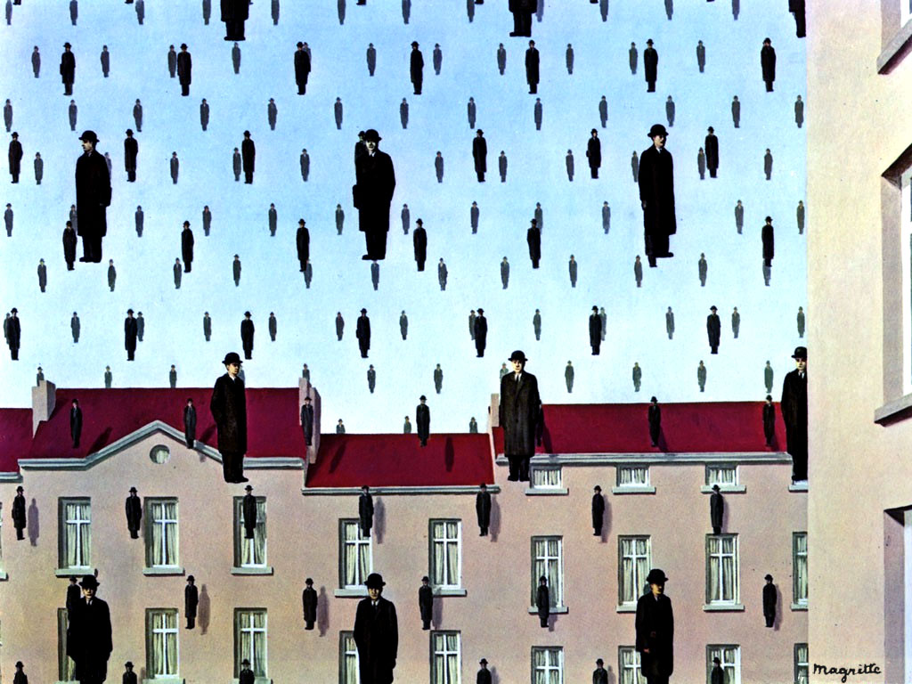 Resultado de imagen para Golconda (Magritte)
