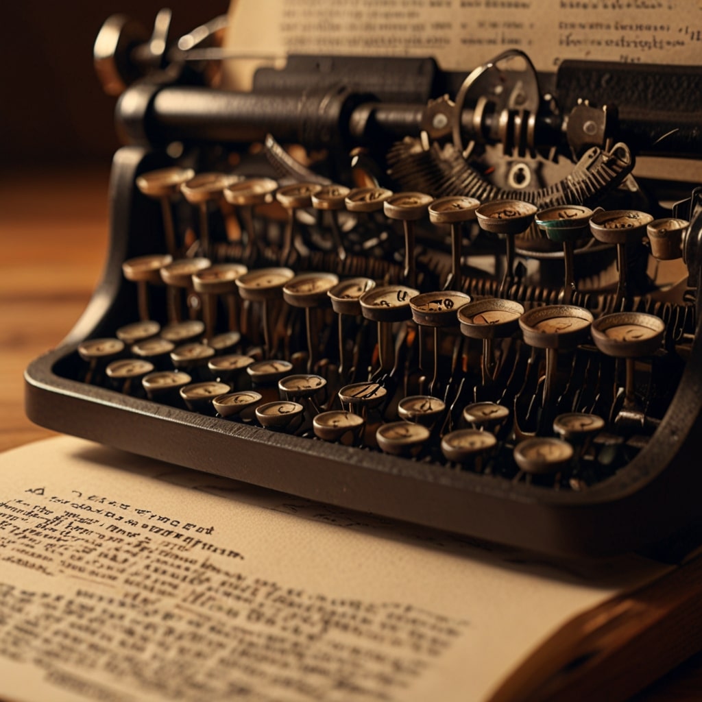 Máquina de escribir vintage